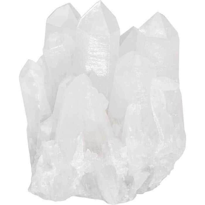 Cluster cristale de stanca transparent natural Piatra semipretioasa pentru decoratiuni si vindecare energetica
