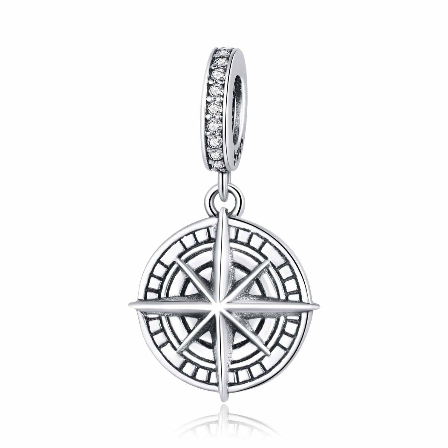 Talisman din argint Silver Compass Pendant