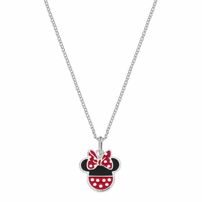 Colier Disney Minnie Mouse - Argint 925 cu email colorat