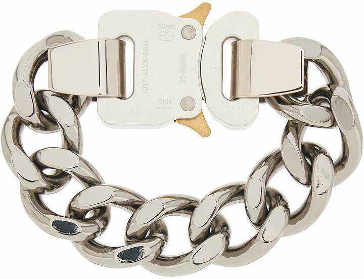 1017 ALYX 9SM Bracelet With Buckle SILVER