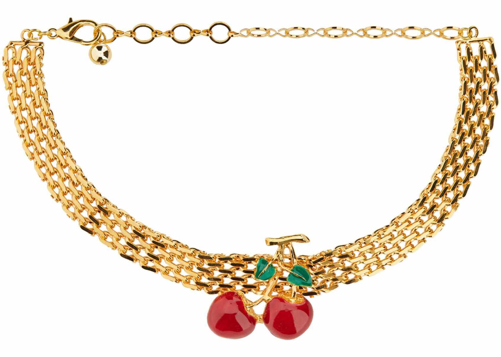 Alessandra Rich Cherry Bracelet GOLD
