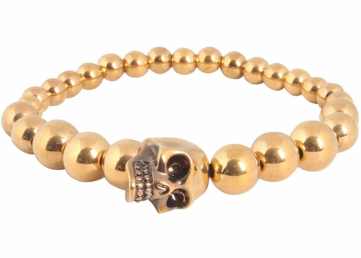 Alexander McQueen Skull Bracelet GOLD
