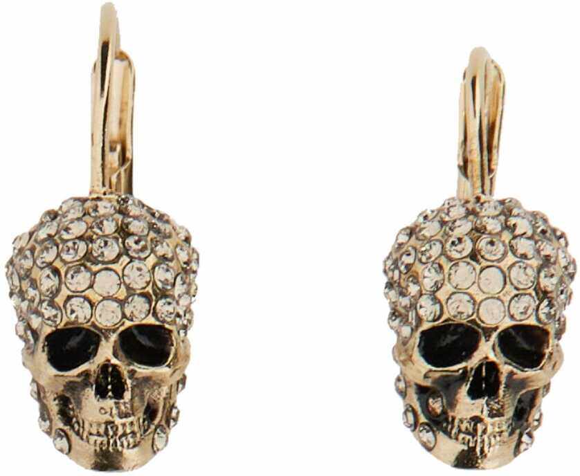 Alexander McQueen Skull Earrings GOLD