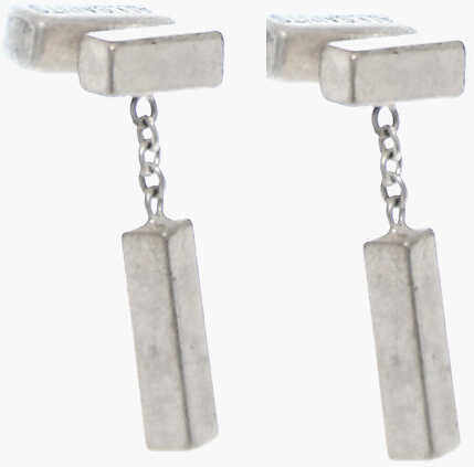 AllSaints Brass Earrings With Pendant Silver