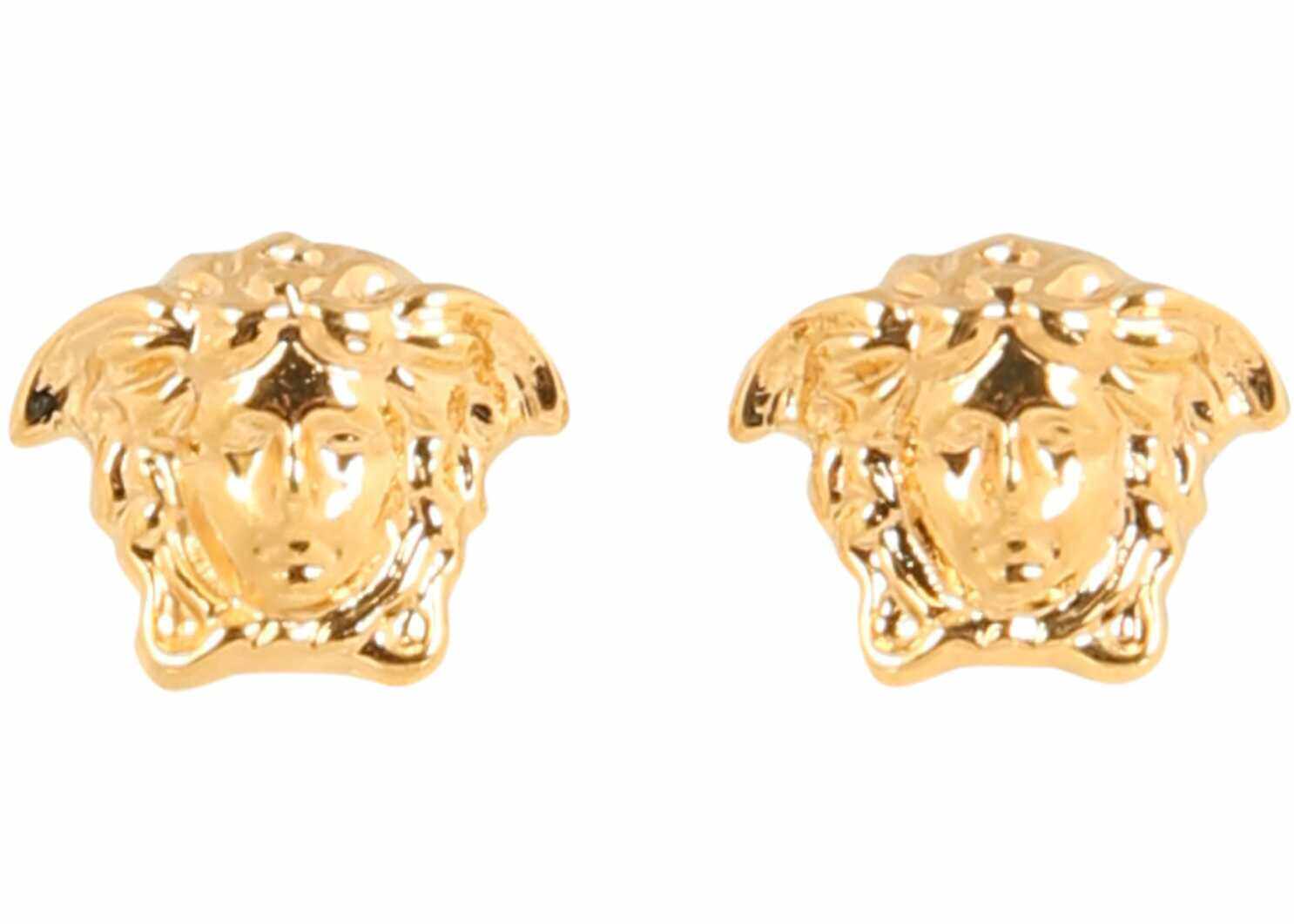 Versace Jellyfish Button Earrings GOLD
