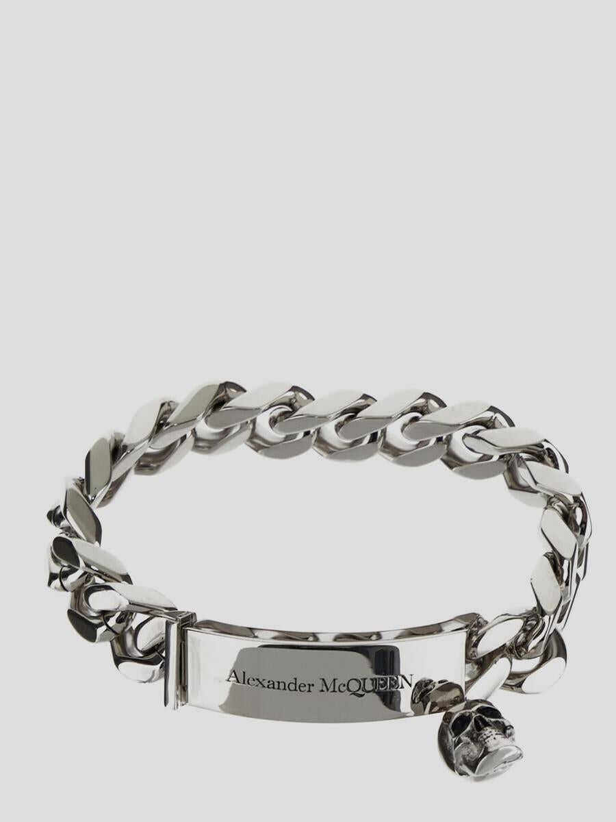 Alexander McQueen Alexander McQueen Identity Chain Bracelet Silver