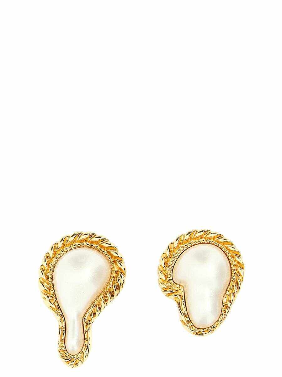 Moschino MOSCHINO Pearl earrings Gold