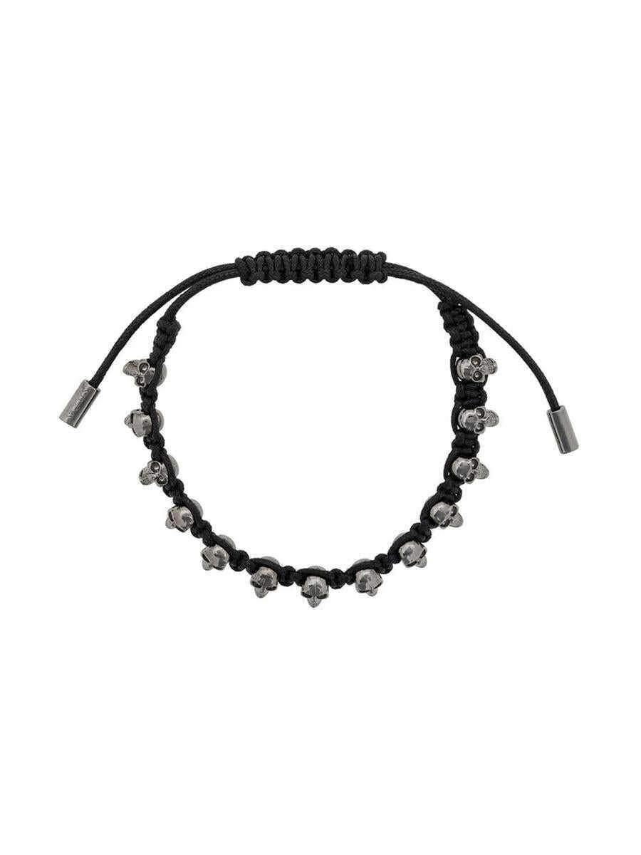 Alexander McQueen ALEXANDER MCQUEEN Leather bracelet Black