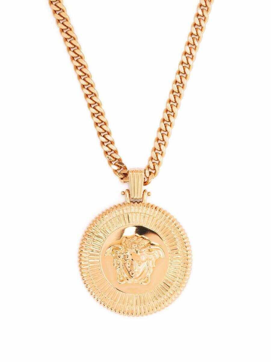 Versace VERSACE VERSACE - Medusa-pendant necklace 3J000-Versace Gold