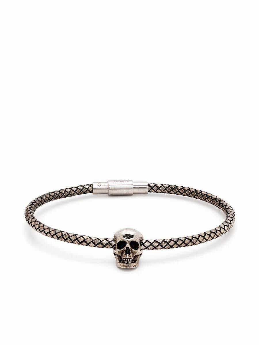 Alexander McQueen ALEXANDER MCQUEEN Skull bracelet Silver