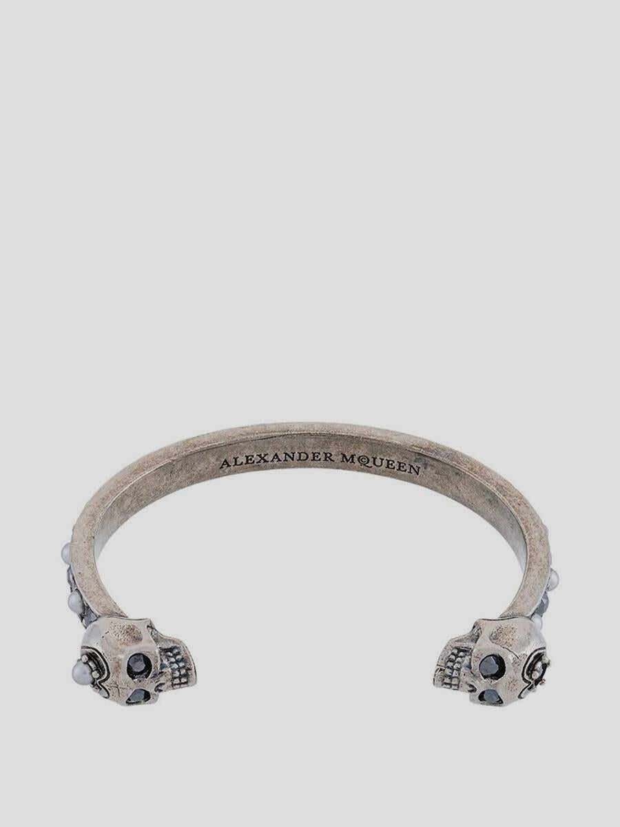 Alexander McQueen Alexander McQueen Twin Skull Bracelet