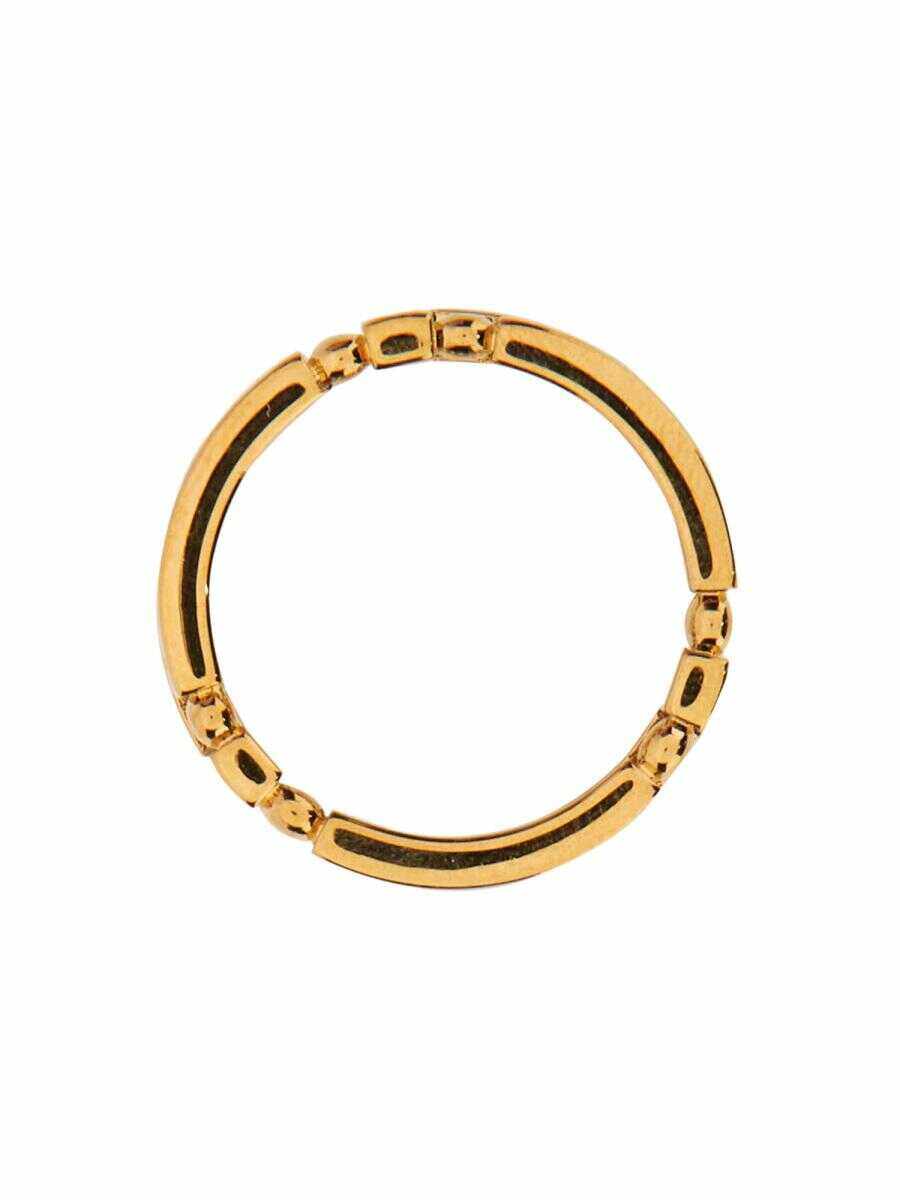 Versace VERSACE RING WITH GREEK GOLD