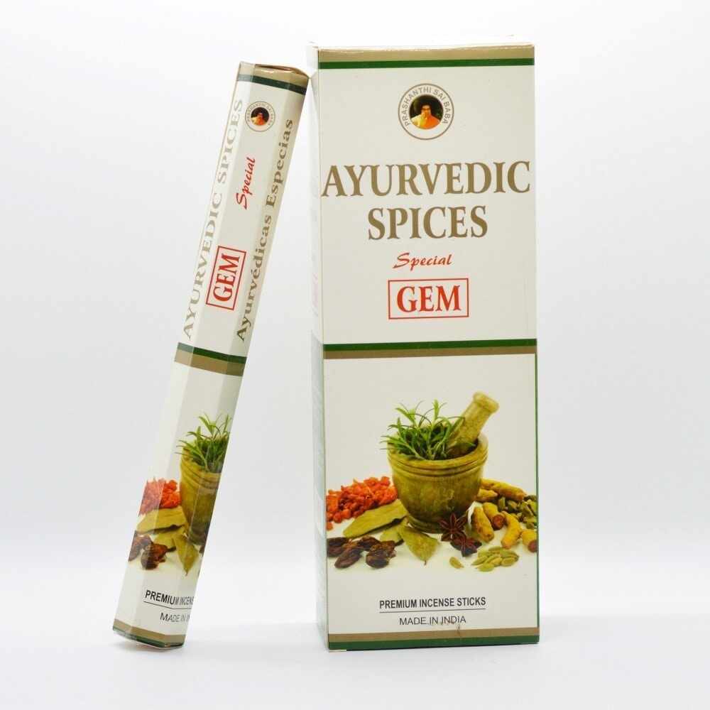 Betisoare parfumate ppure gem ayurvedic spices 20 buc