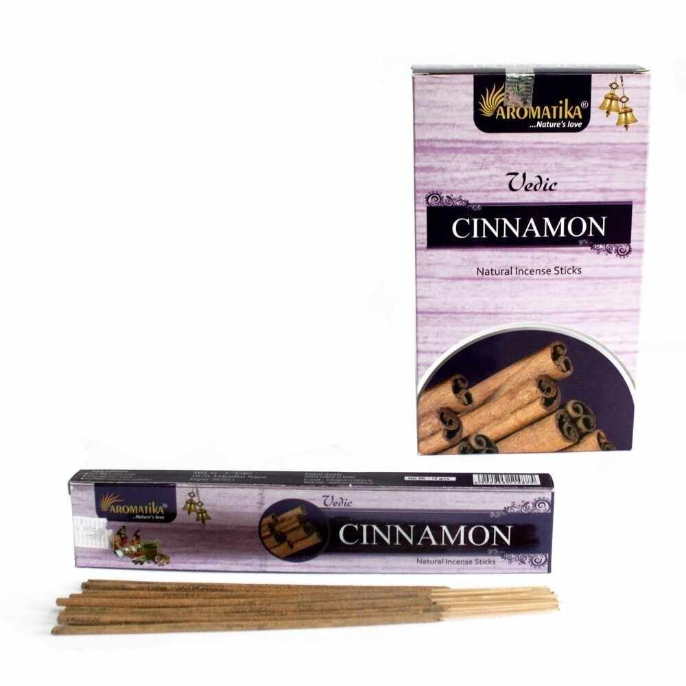 Betisoare parfumate aromatika vedic - cinnamon 15g