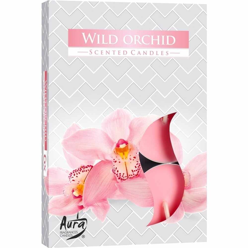Set 6 pastile lumanari parfumate bispol - wild orchid
