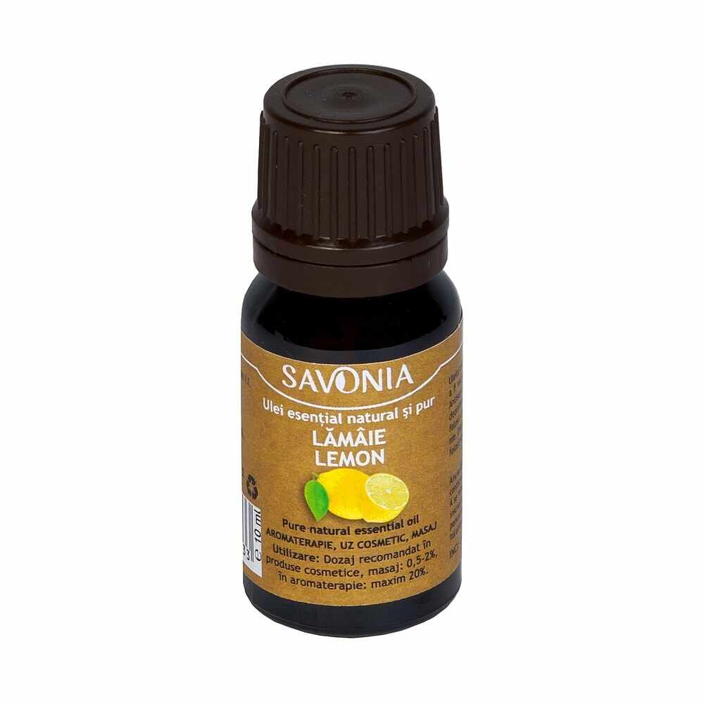 Ulei esential natural aromaterapie savonia lamaie lemon 10ml