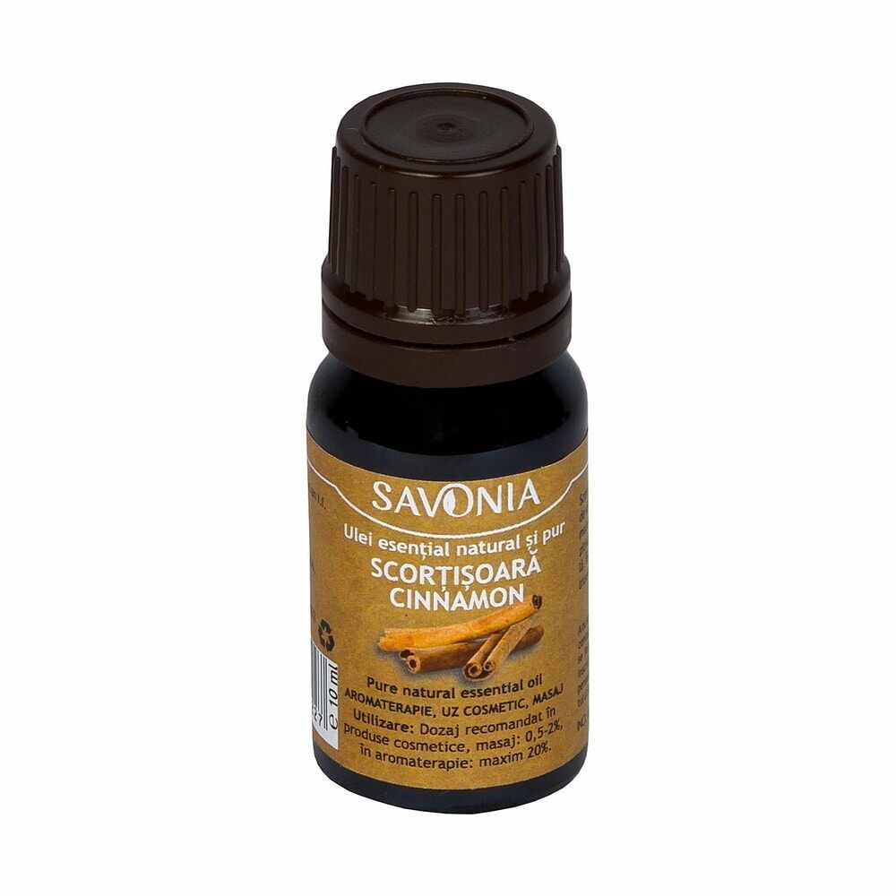 Ulei esential natural aromaterapie savonia scortisoara cinnamon 10ml