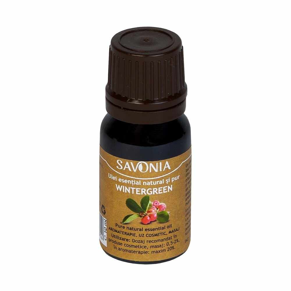 Ulei esential natural aromaterapie savonia wintergreen 10ml