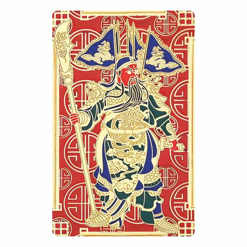 Card feng shui de protectie impotriva tradarii cu kuan kung 2022