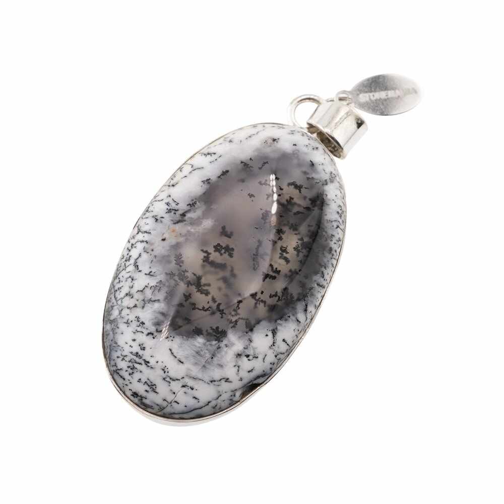 Pandantiv opal dendritic cu montura din argint 925 a2