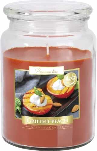 Lumanare parfumata bispol borcan premium line - grilled peach