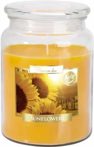 Lumanare parfumata bispol borcan premium line - sunflowers