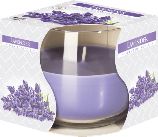 Lumanare parfumata bispol cu pahar tip bol - lavender