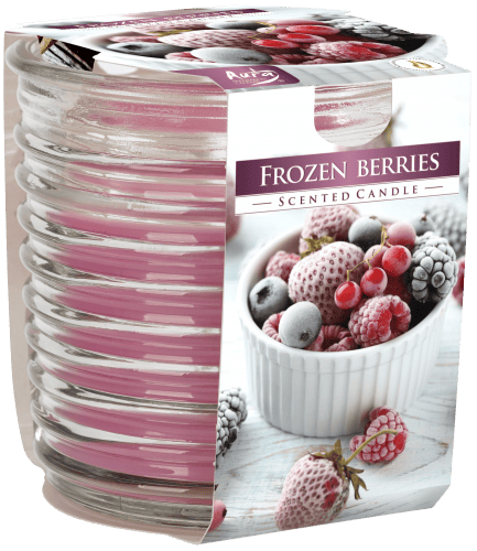 Lumanare parfumata bispol in pahar spirala - frozen berries