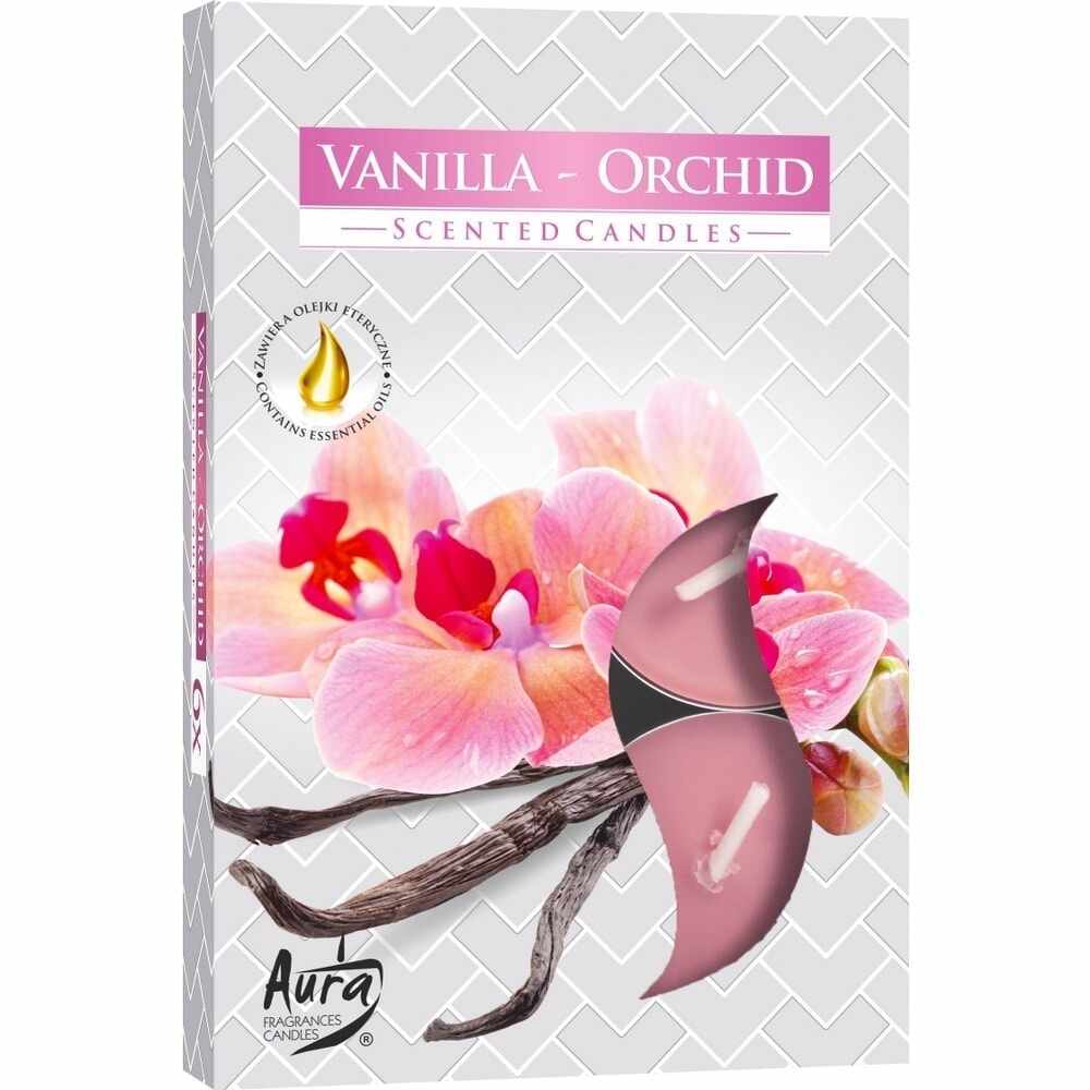 Set 6 pastile lumanari parfumate bispol - vanilla orchid
