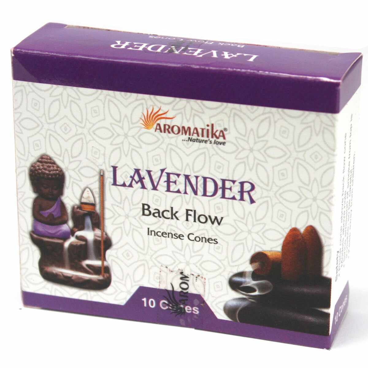 Conuri parfumate aromatika fumigatie backflow - lavender 10 buc
